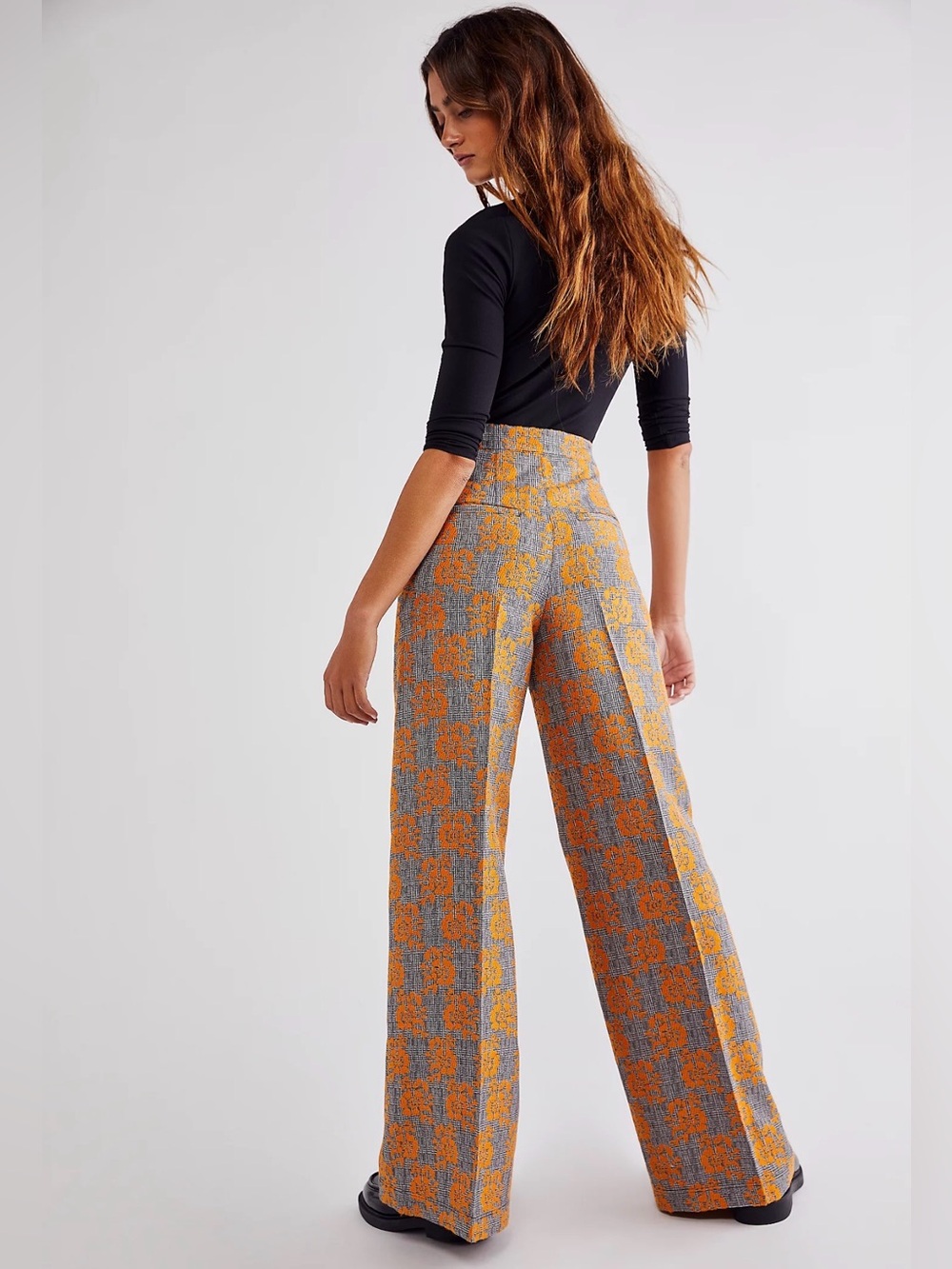 Free People Sunny Afternoon Wide-Leg Pants Sz 4